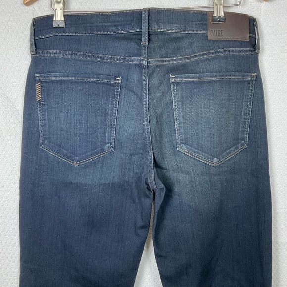 PAIGE Normandie “Cellar” XLong Dark Blue Luxury Jeans Mens 31 x 37 NWOT Straight - Picture 3 of 8